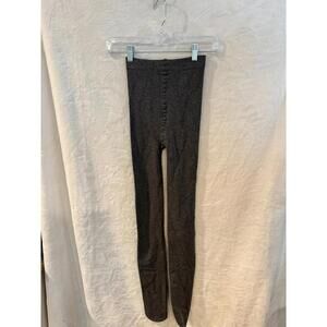 A New Day Women's Fleece Lined Tights 1 Pair Charcoal Gray Size S/M